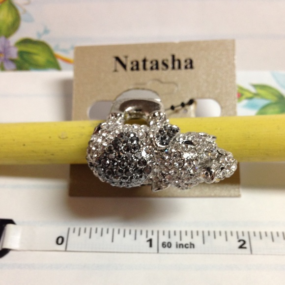 Natasha Silver 'Good Luck' Elephant Ring - Picture 5 of 8